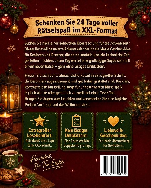 Der XXL Kreuzworträtsel-Adventskalender