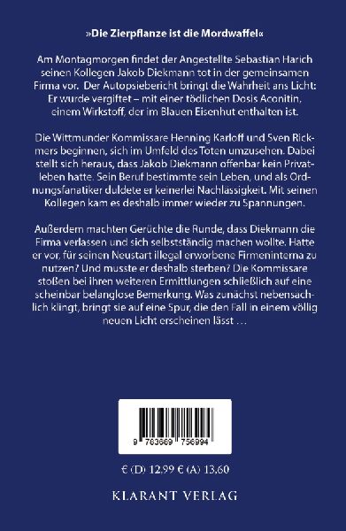 Giftmord in Wittmund. Ostfrieslandkrimi - Küstenkrimi - Nordseekrimi