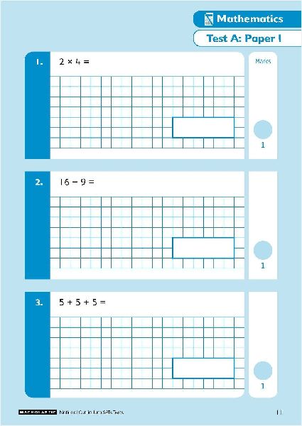 Maths Tests Ages 7-8