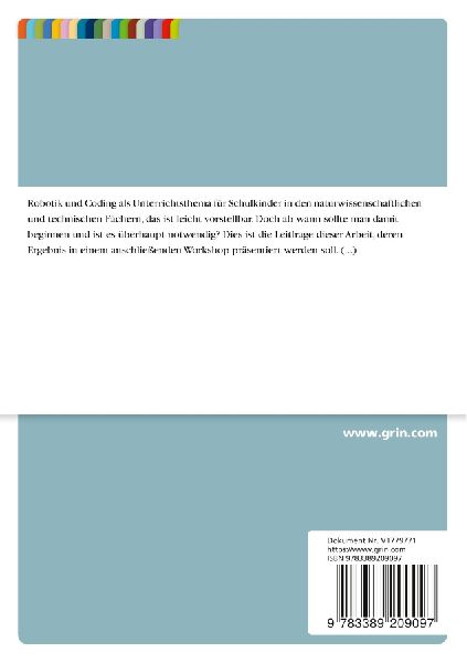 Robotik und Coding in der frühkindlichen Bildung
