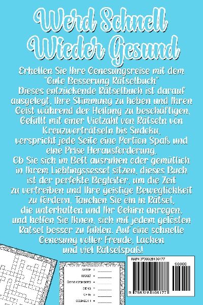 Gute Besserung Reha-Rätselbuch
