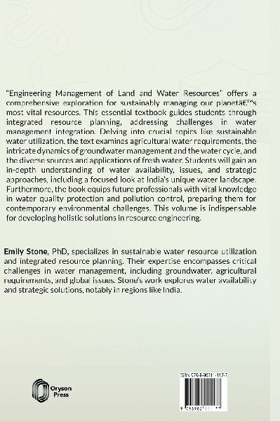 Engineering Management of Land and Water Resources