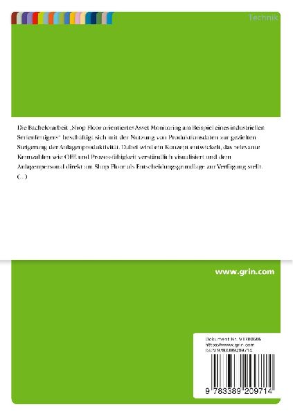 Shop Floor orientiertes Asset Monitoring am Beispiel eines industriellen Serienfertigers