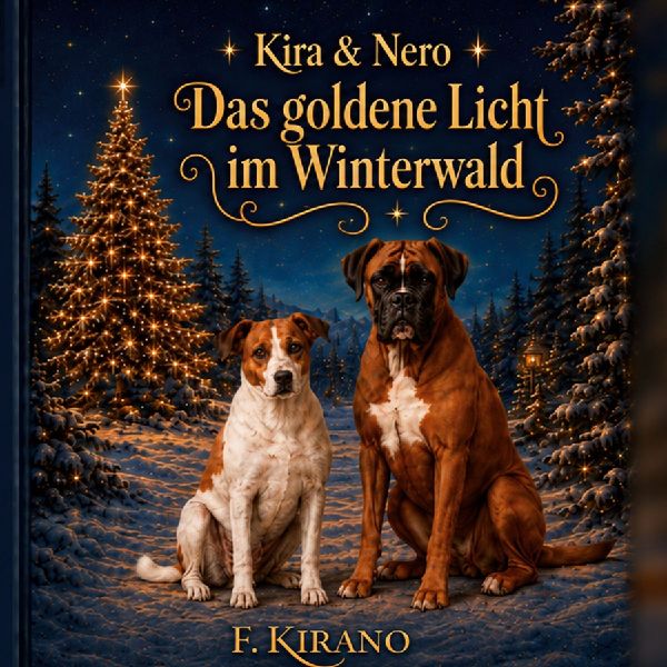 Kira & Nero  Das goldene Licht im Winterwald