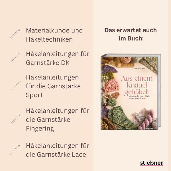 Aus einem Knäuel gehäkelt