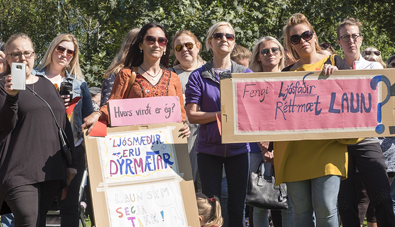 Der Streik der Isländerinnen
