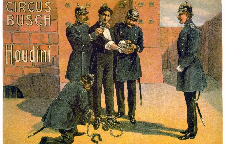 Houdini sprengte alle Ketten